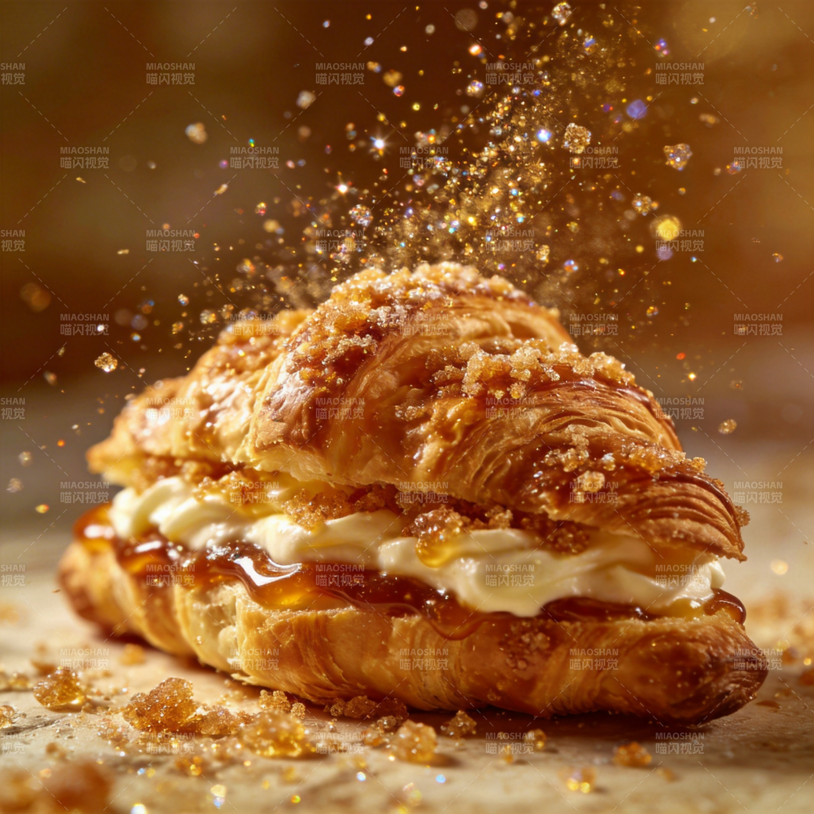 金灿酥皮夹心饼图片