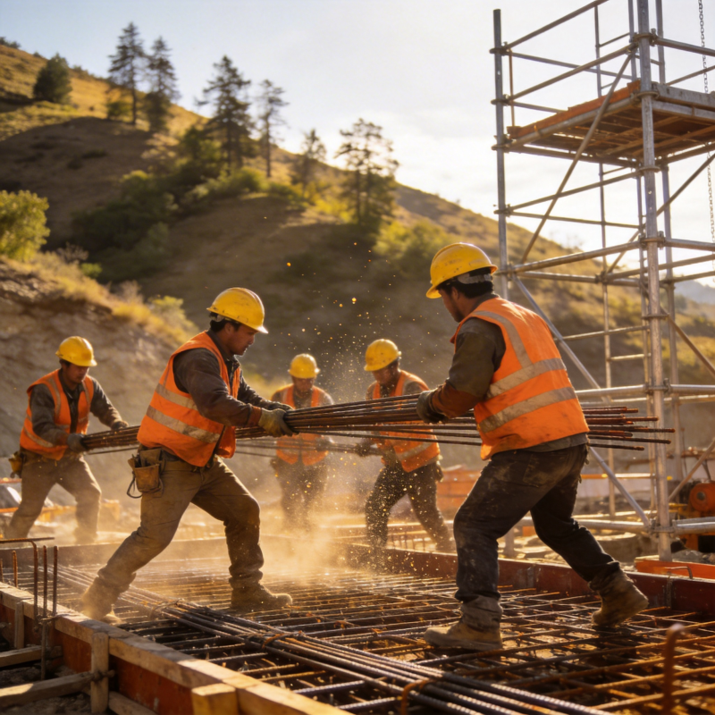 工地协作 共建未来图片
