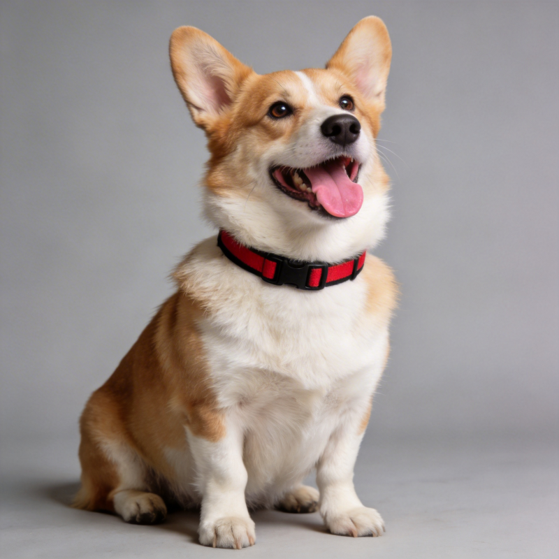 柯基犬微笑坐姿图片