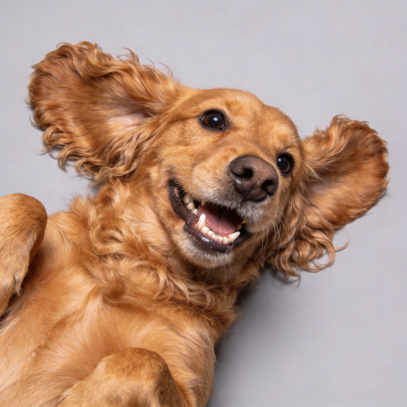 金毛欢笑瞬间图片