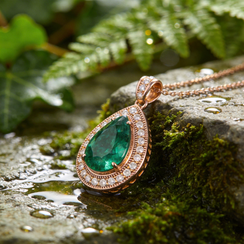 翠钻吊坠 自然之美图片