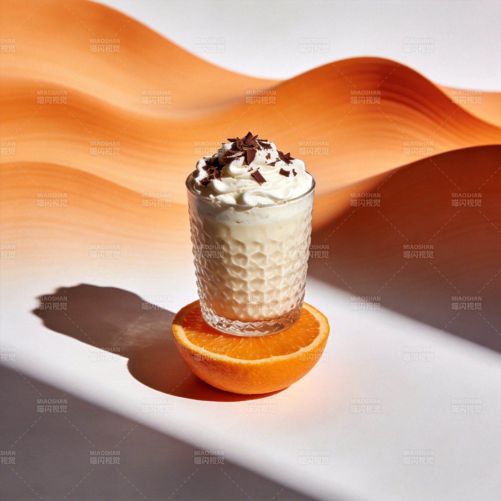 橙香奶昔 甜蜜诱惑图片