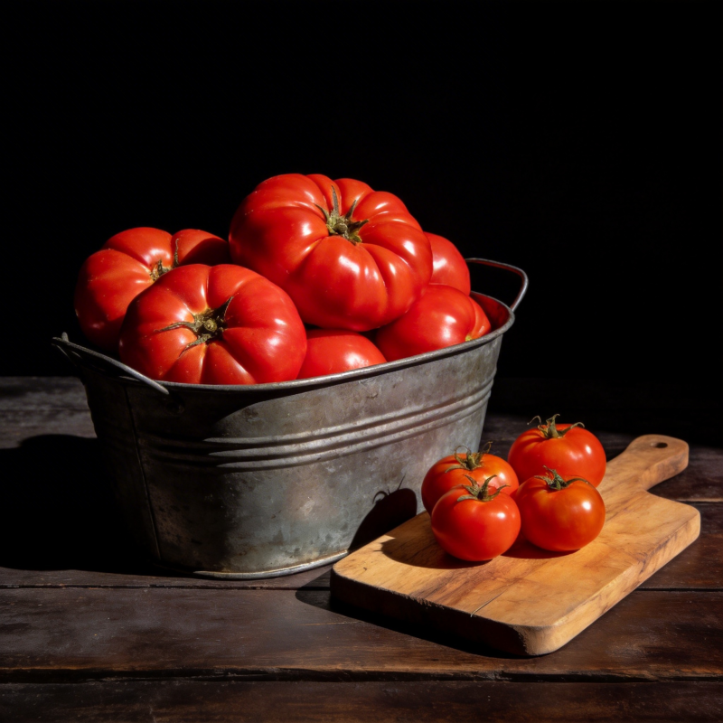 红番茄静物图图片