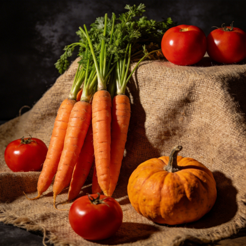 秋日蔬果静物图片