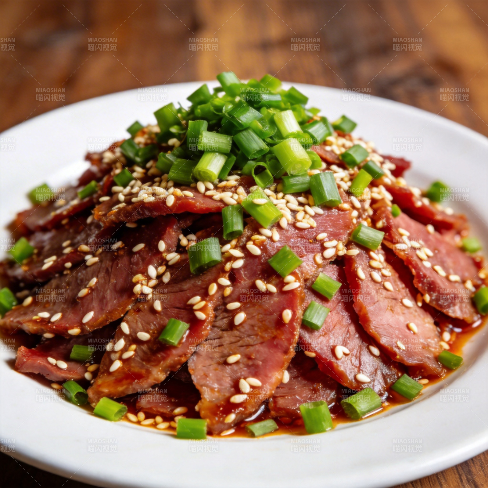 香辣牛肉片图片