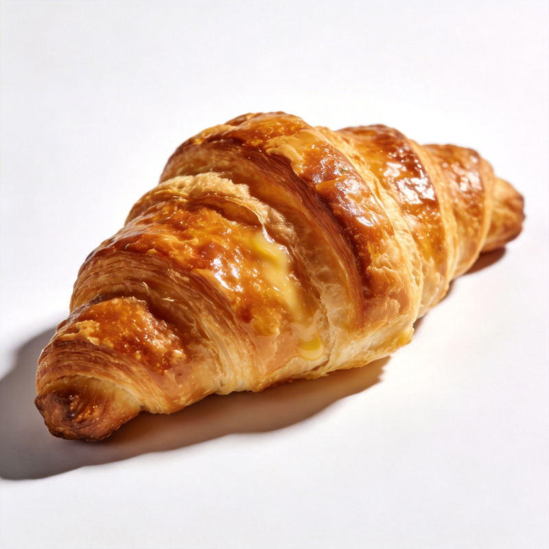 金黄酥脆羊角包图片