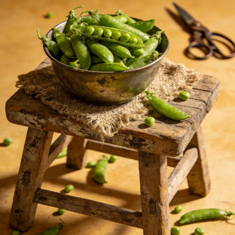 青豆满碗 田园风韵图片