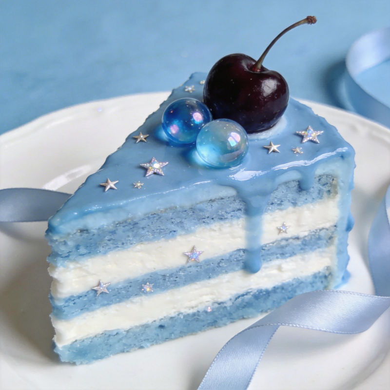 蓝星蛋糕 梦幻美味图片