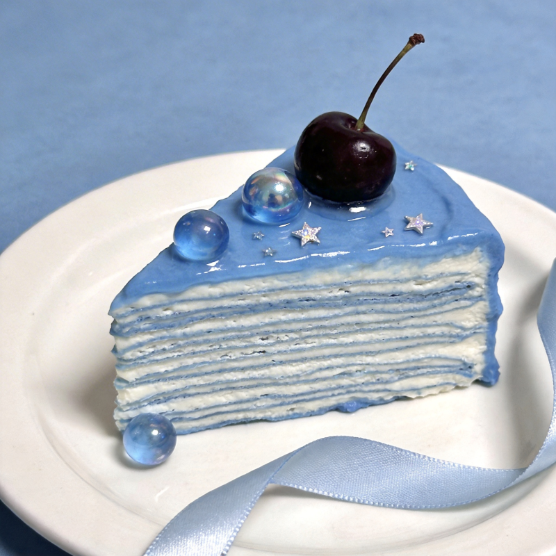 蓝莓千层蛋糕图片