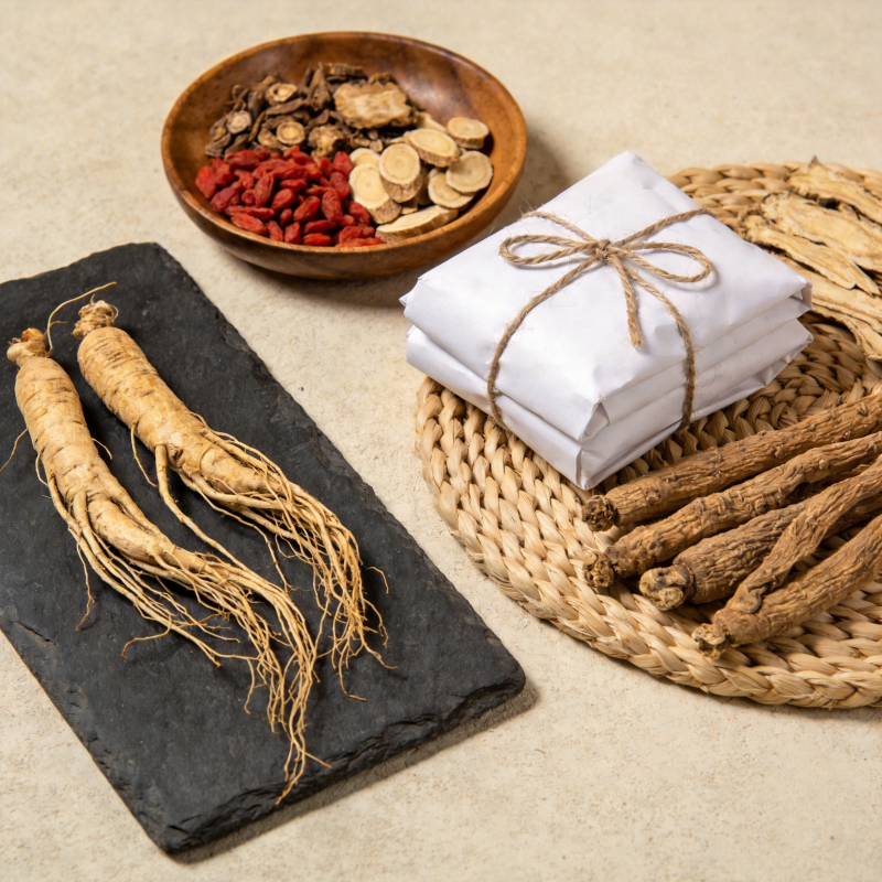 中药材养生组合图片