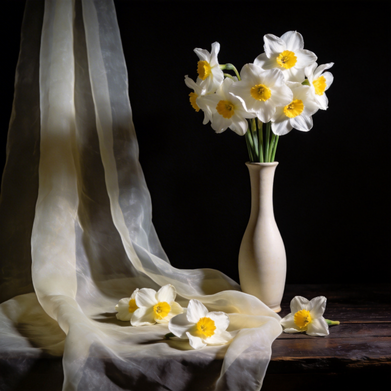 白花静谧之美图片