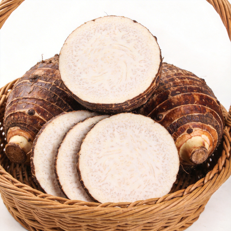 新鲜芋头切片展示图片