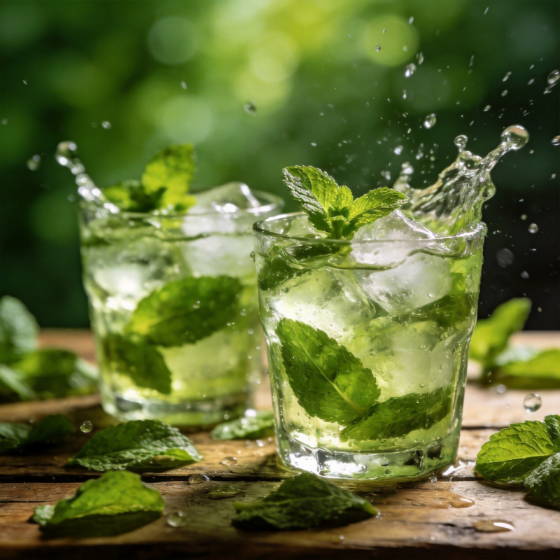 清凉薄荷饮图片