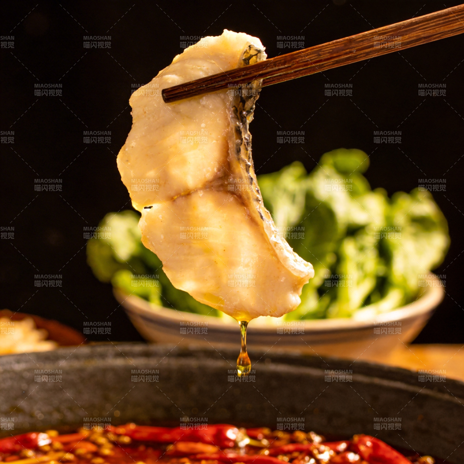 火锅鱼片 鲜嫩多汁图片