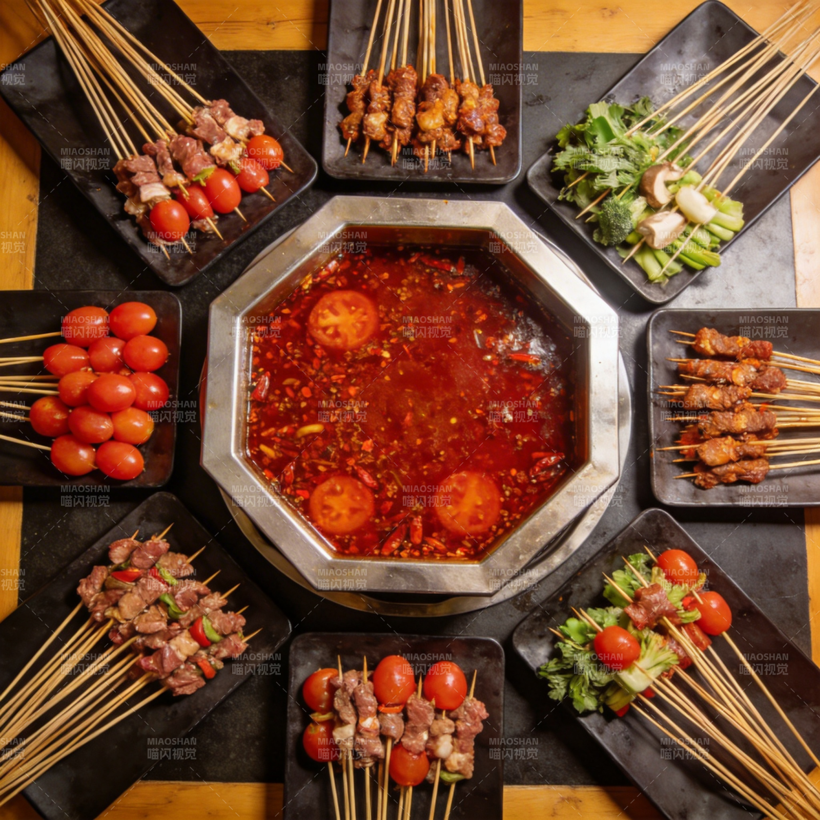 麻辣串串火锅宴图片
