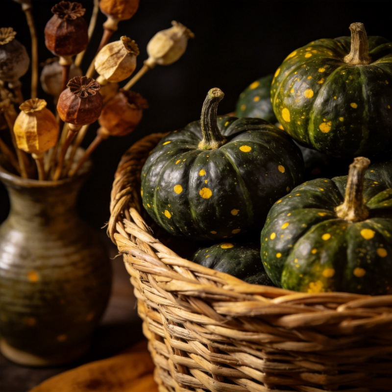 秋实篮中景图片