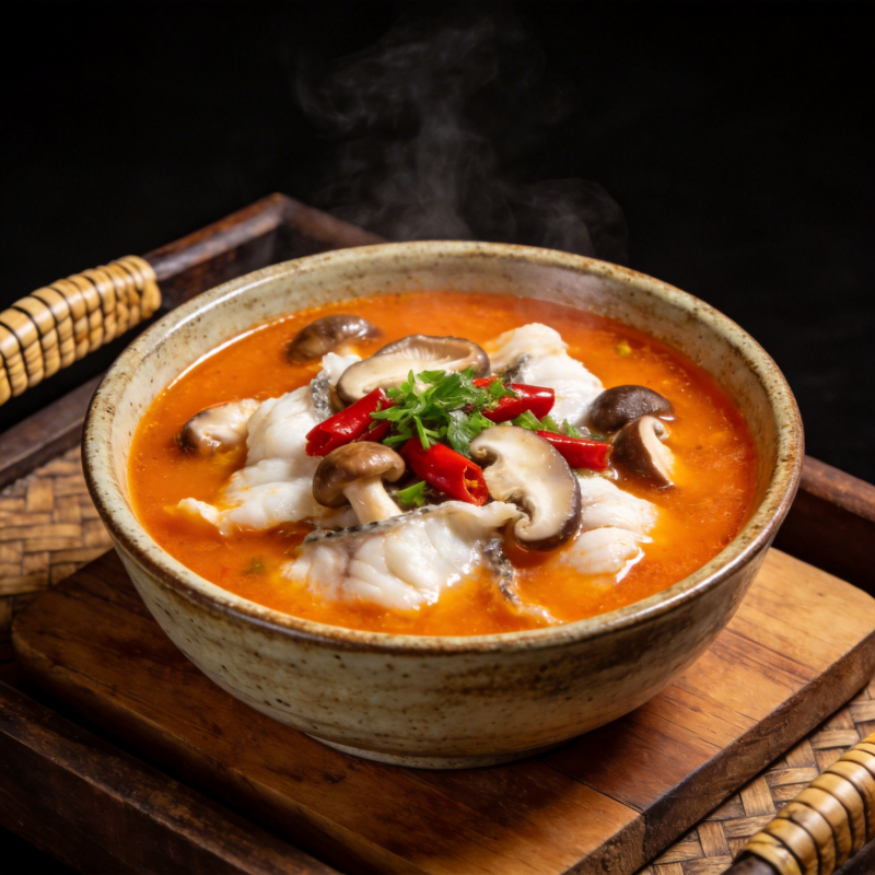 热辣鱼片汤图片