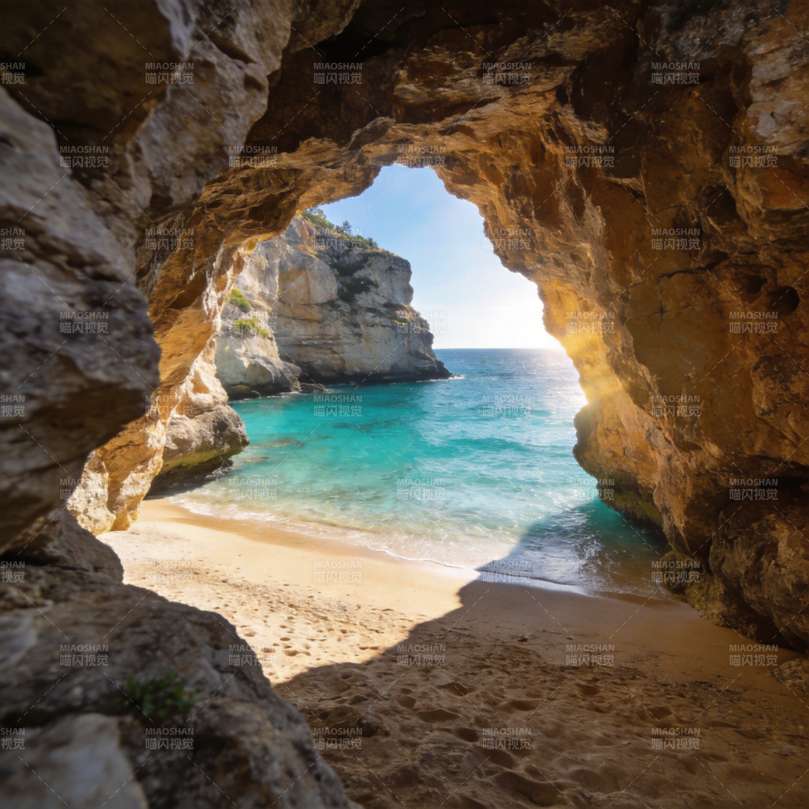 洞中碧海金沙图片