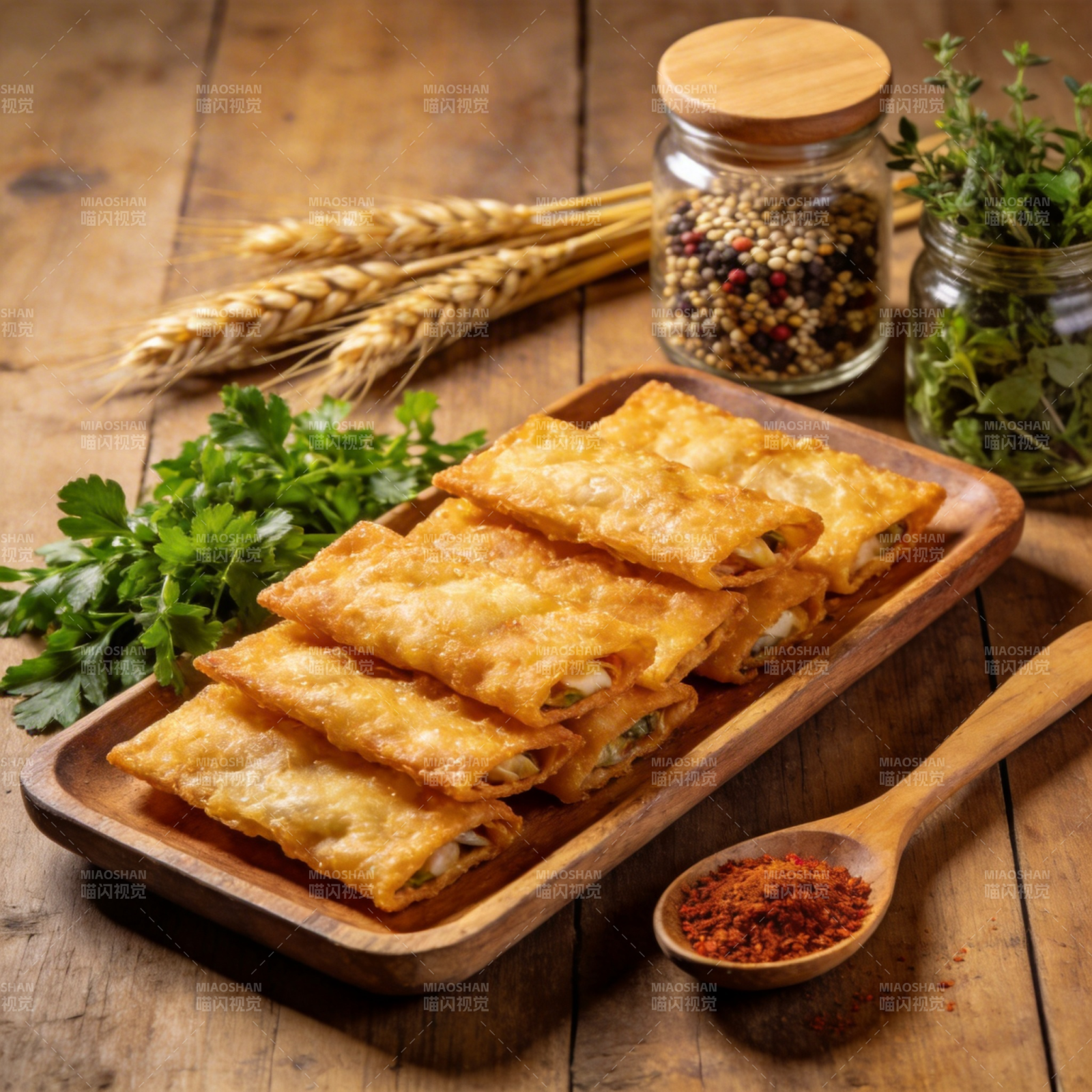 金黄酥皮卷图片