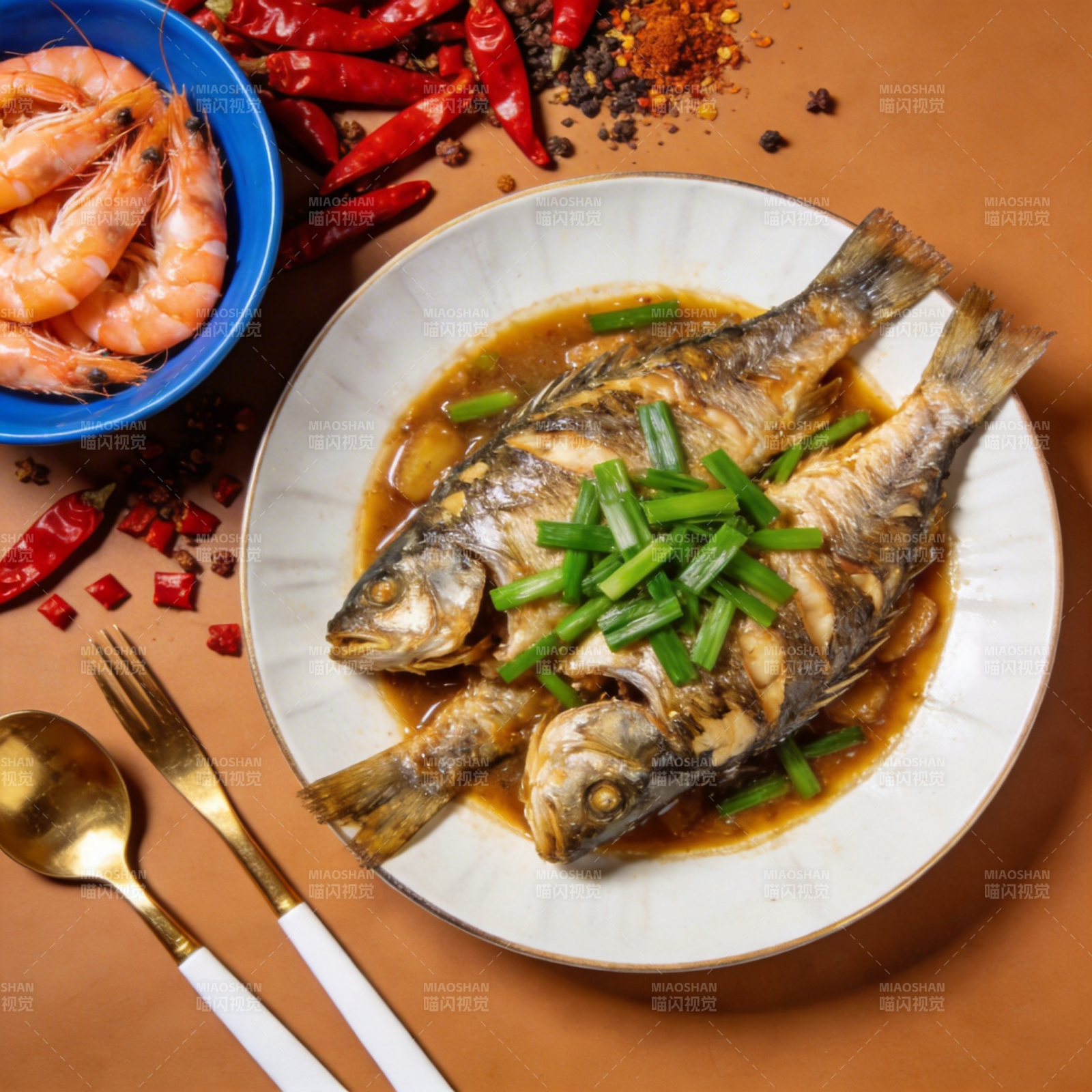香辣双鱼宴图片
