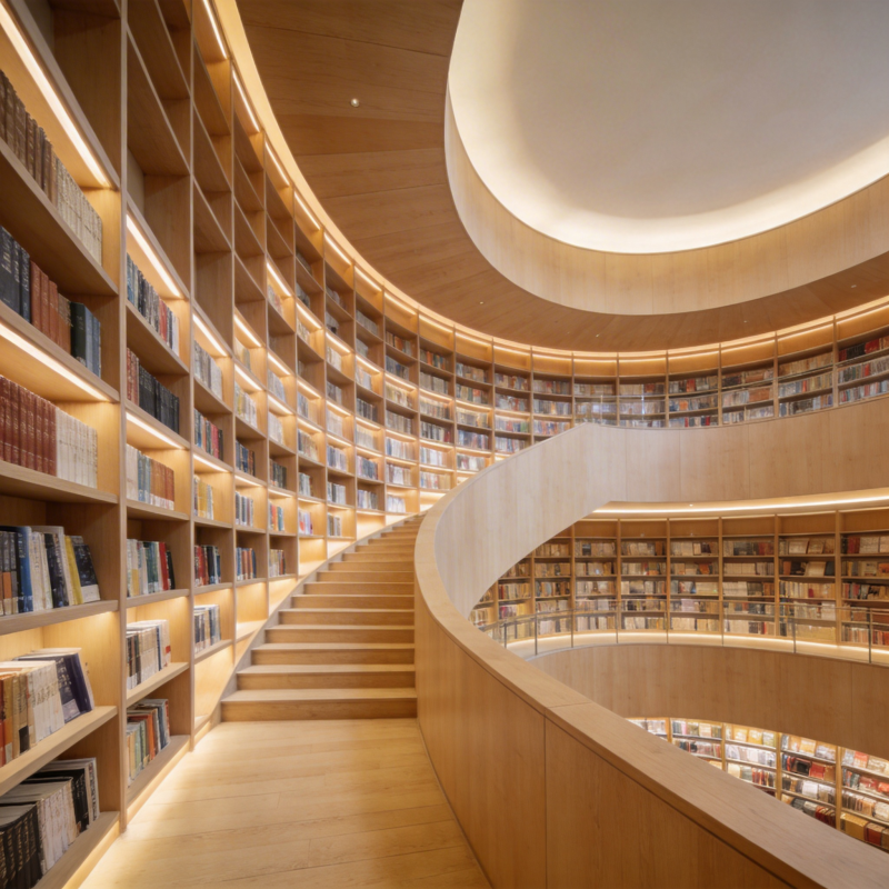 螺旋书廊图片