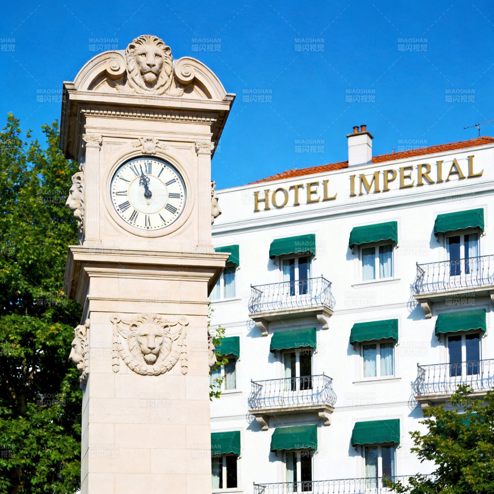 帝国酒店钟楼图片