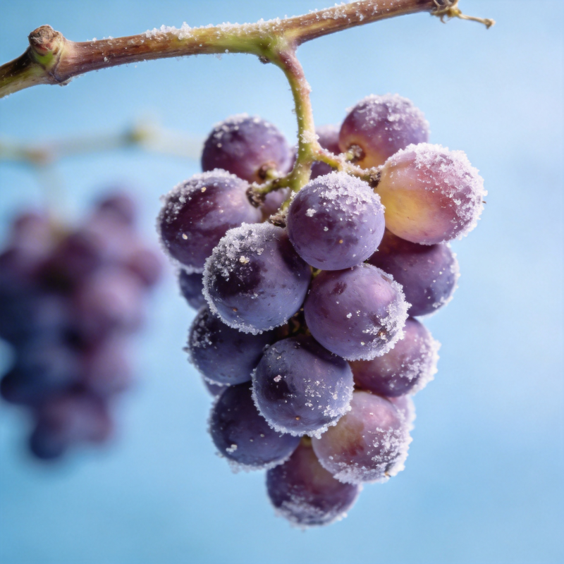 霜冻紫葡萄图片