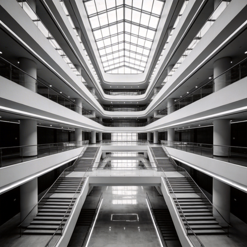 现代建筑内部空间图片