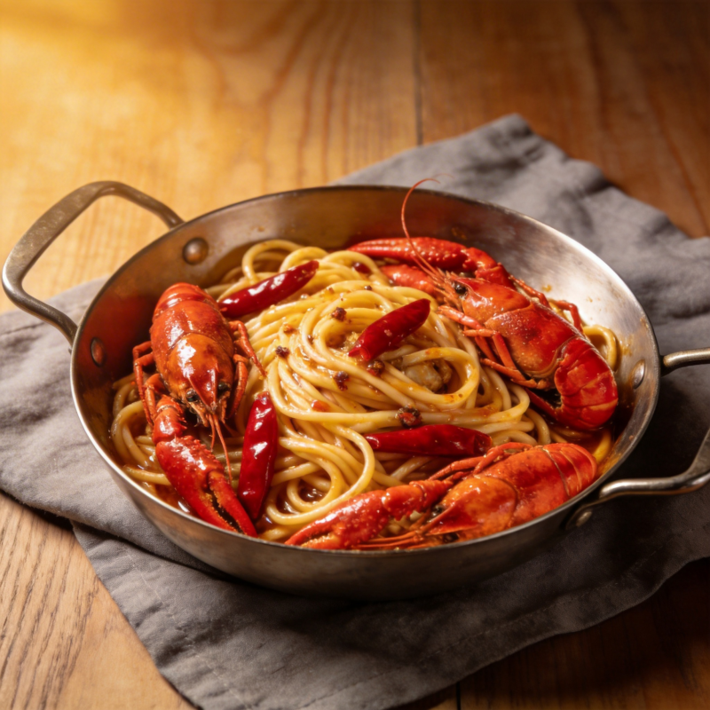 龙虾意面 美味诱人图片