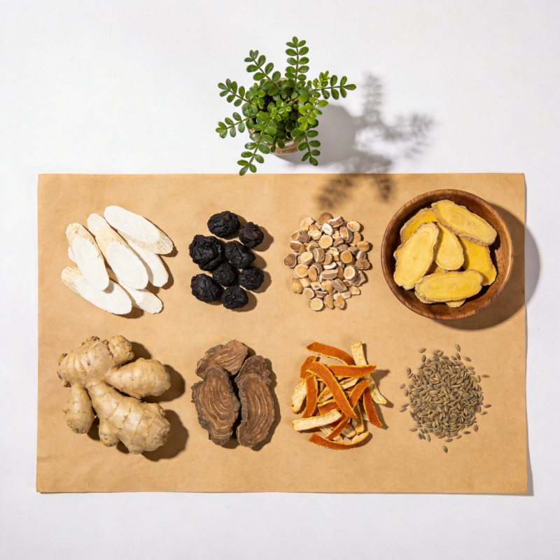 天然草本食材展示图片