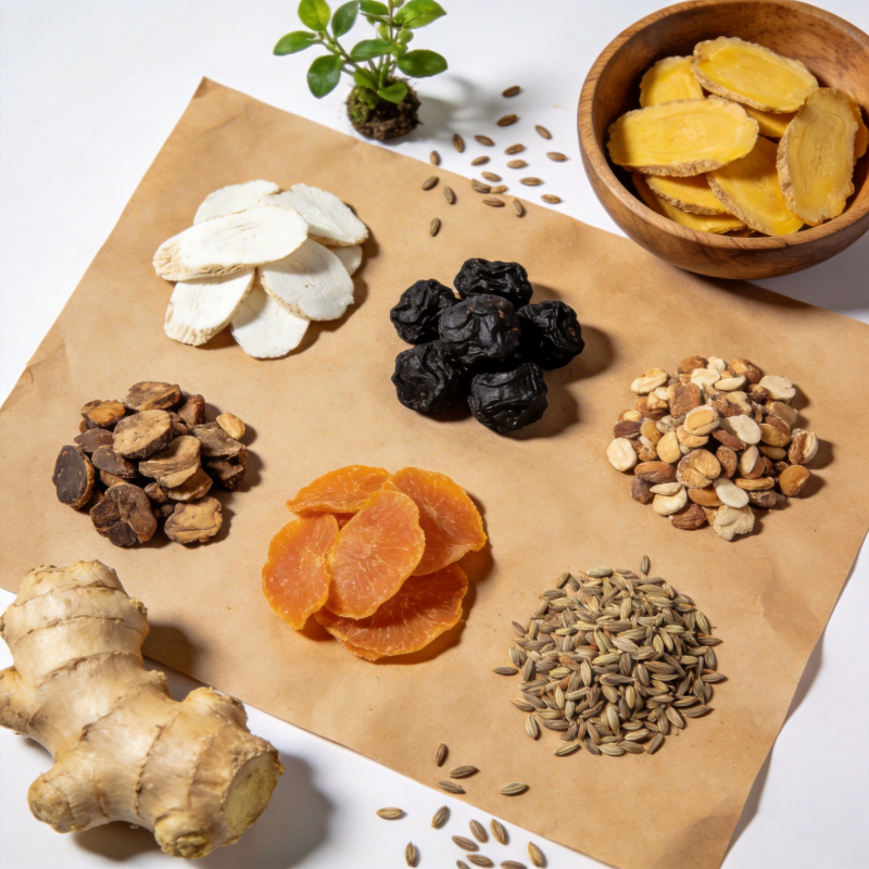 养生食材拼盘图片