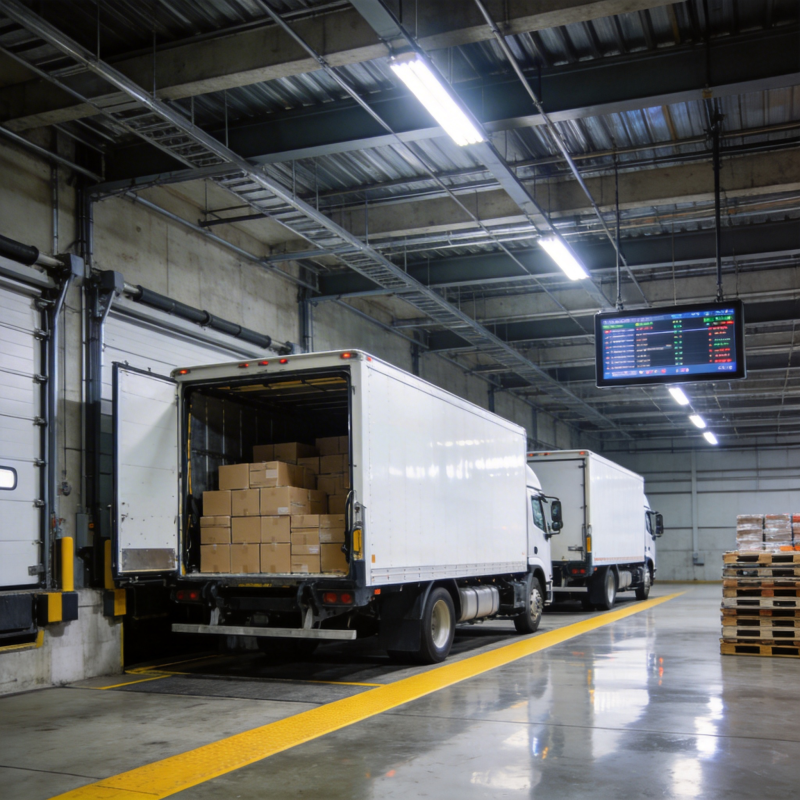 仓库装卸作业现场图片