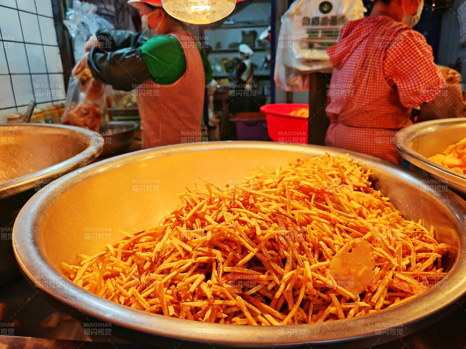 贵阳民生路好吃街的土豆片图片