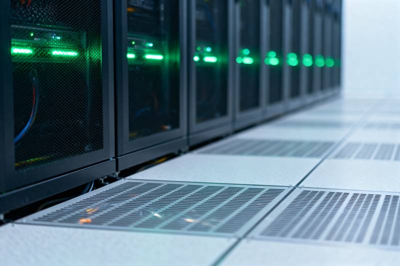 数据中心服务器机柜图片