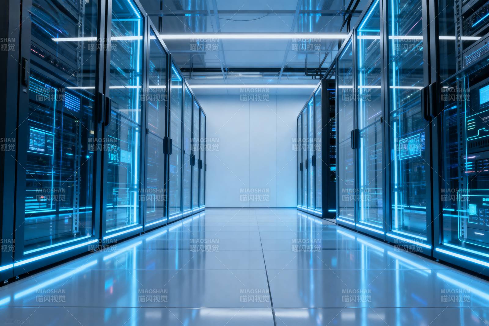 数据中心走廊图片