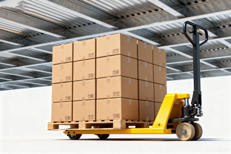 仓库搬运场景图片