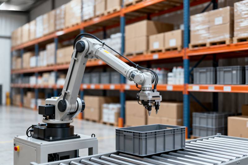 智能仓储机器人图片