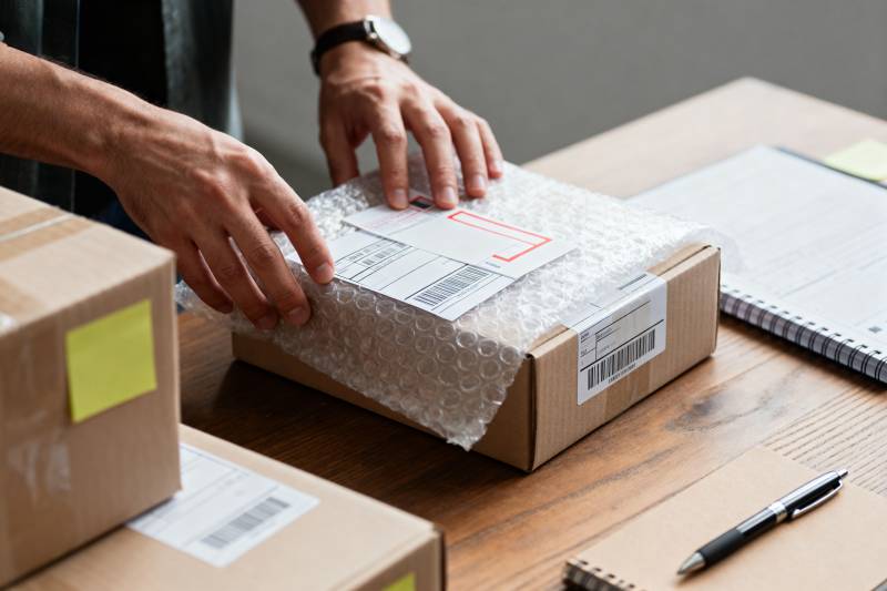 包裹打包中图片