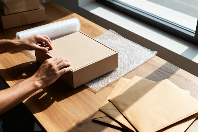 包装盒封箱图片