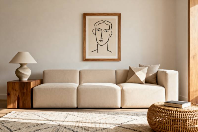 简约客厅布置图片