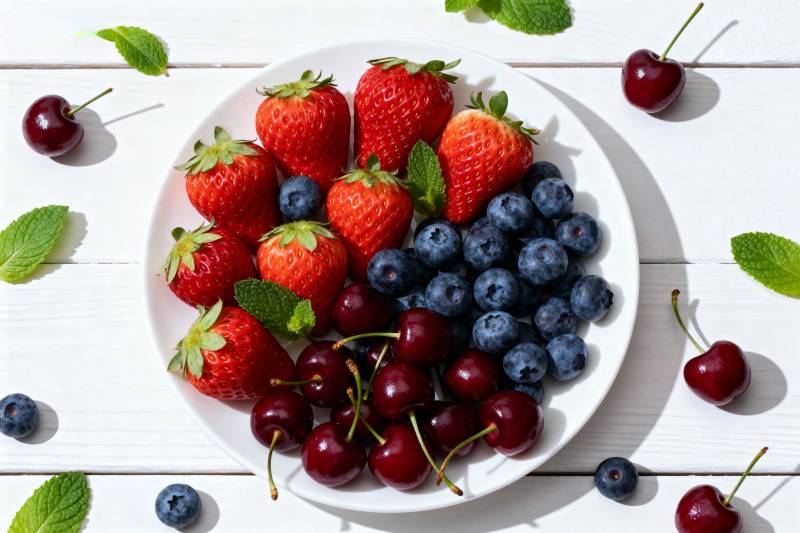 新鲜水果拼盘图片