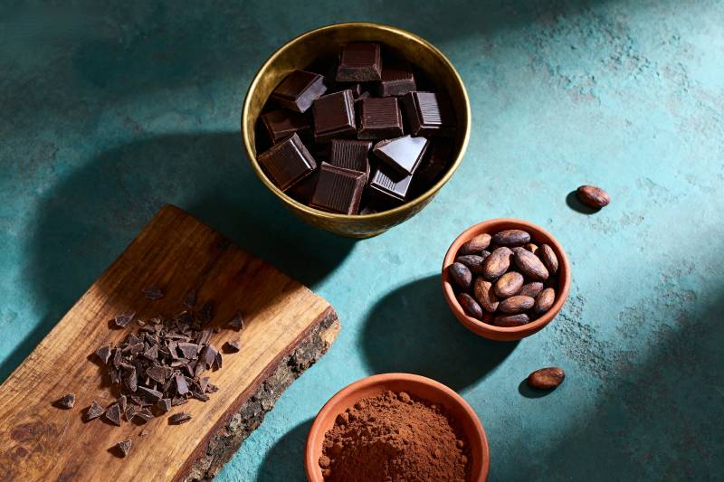 巧克力与可可原料图片