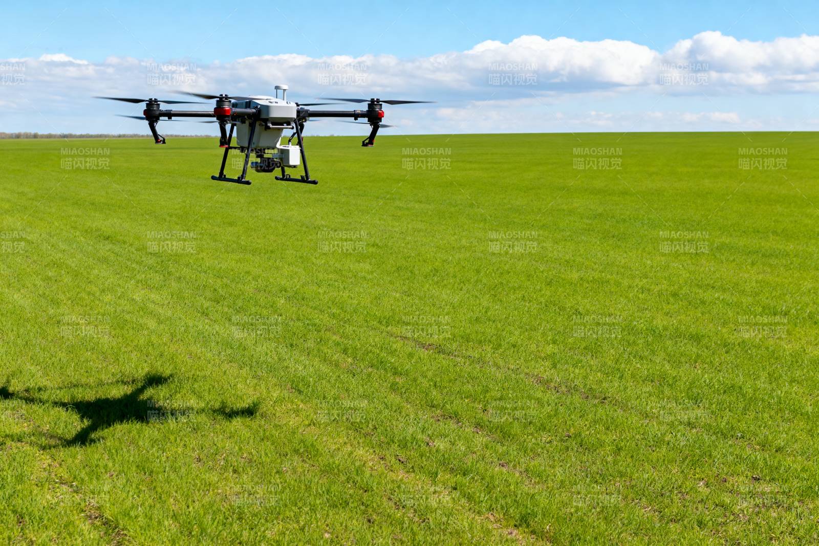 无人机巡田图片
