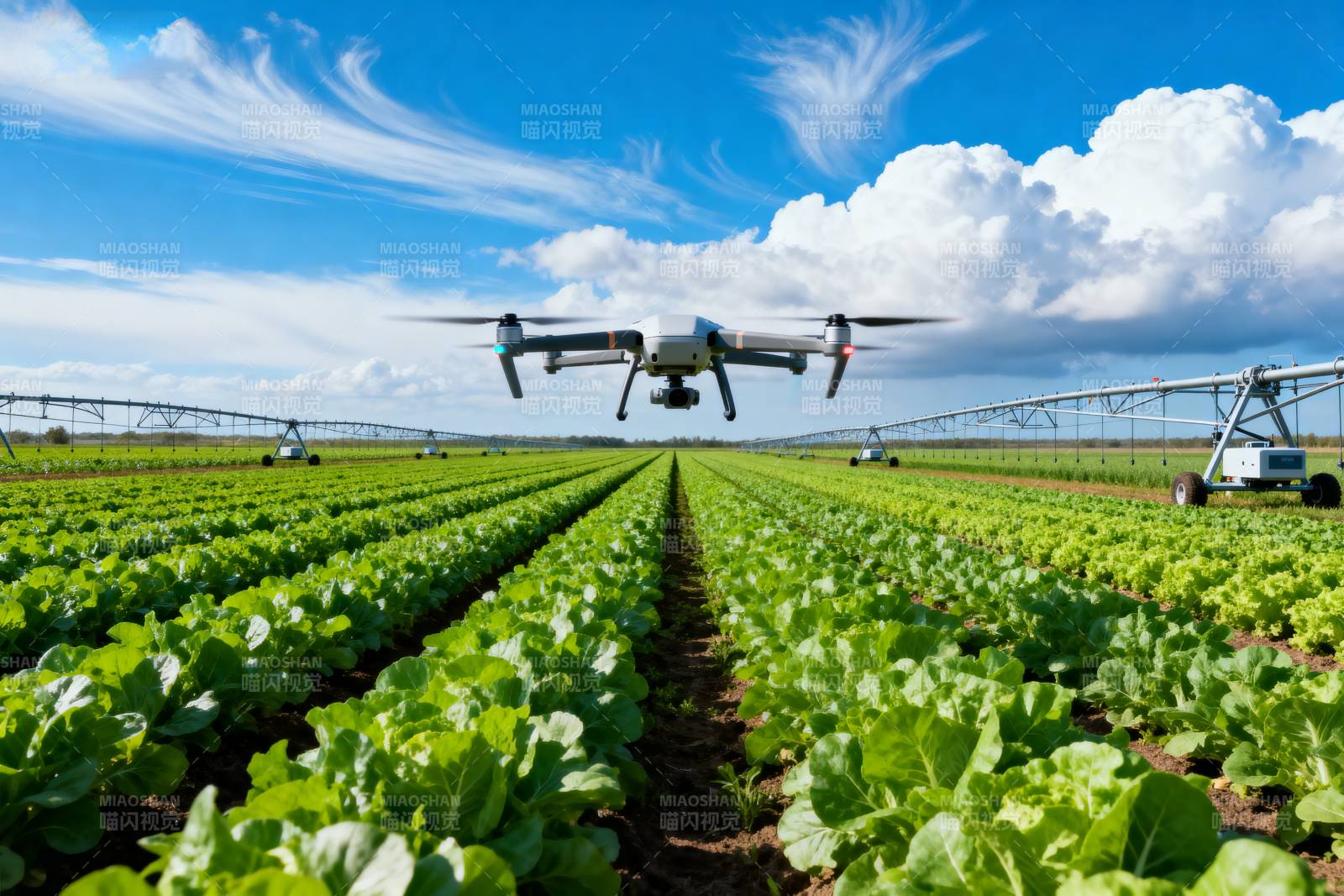无人机农田巡检图片