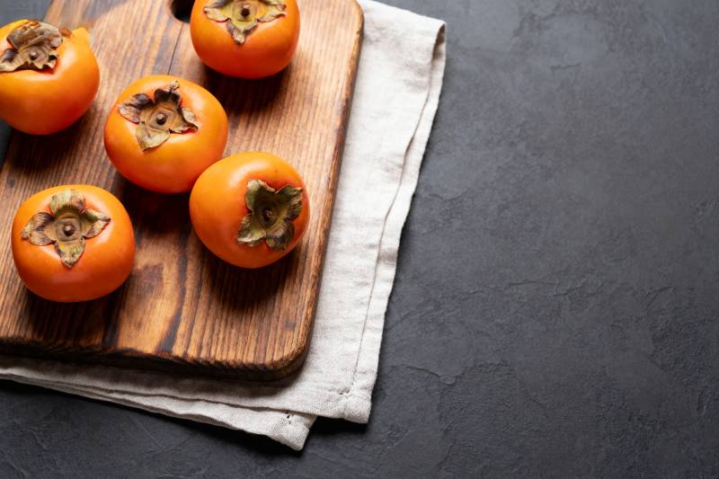 柿子静物图图片