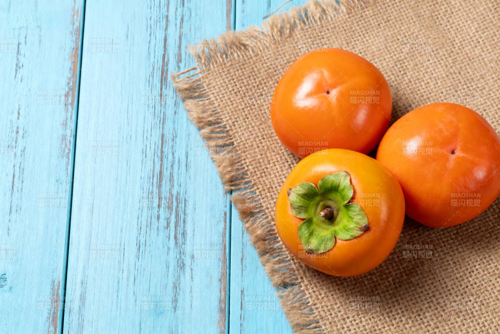 柿子静物图图片