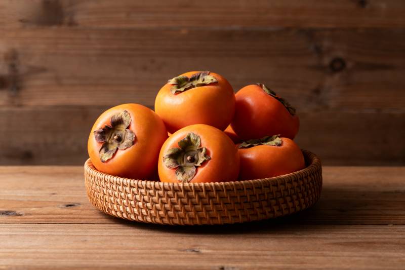 柿子静物图图片