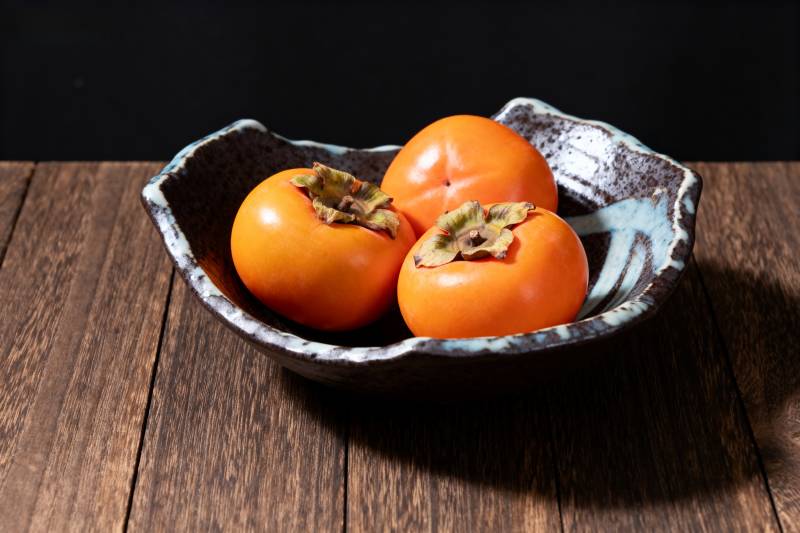 柿子静物图图片