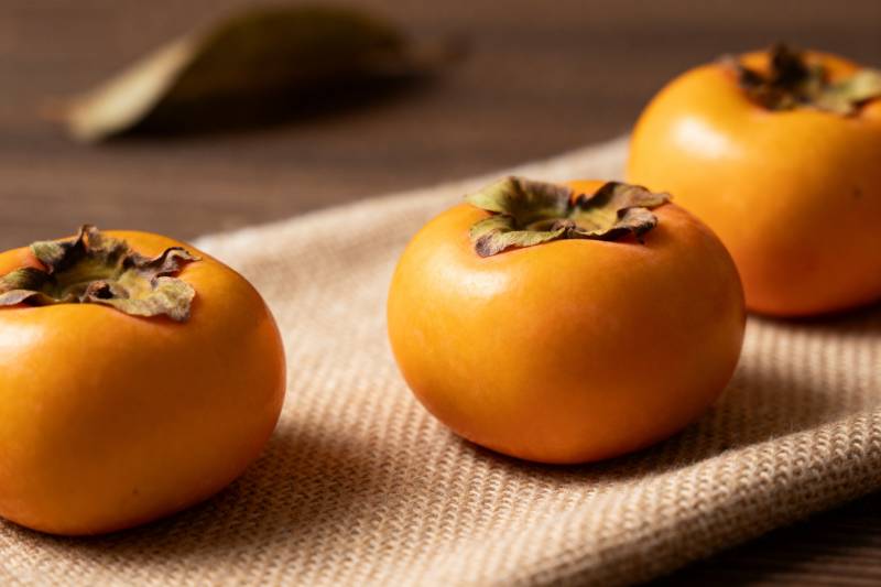 柿子静物图图片