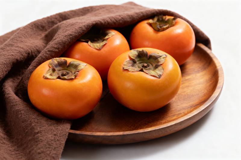 柿子静物图图片